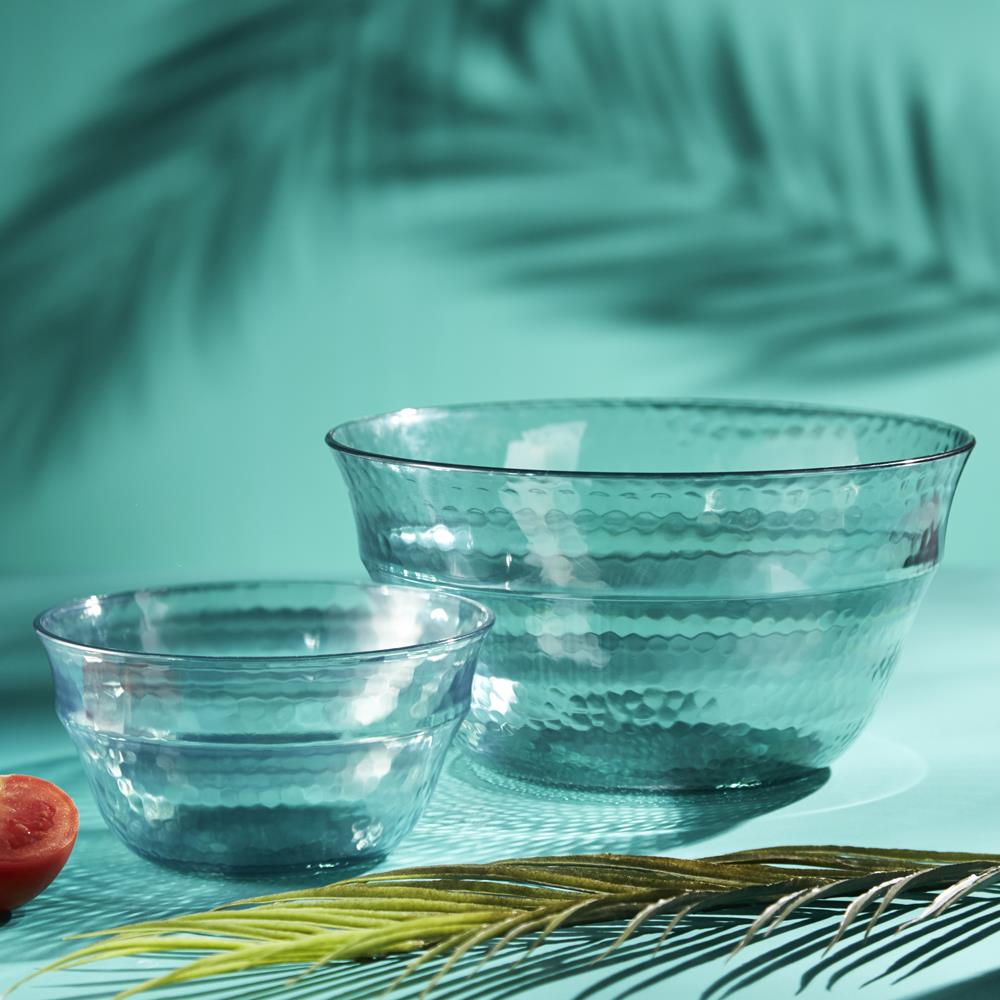 Tower Fresco Reusable Plastic Serving Bowl Set
